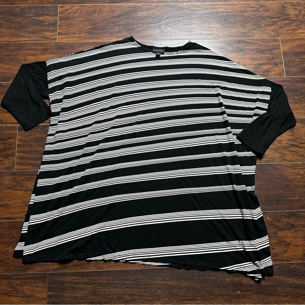 J. Jill Striped Tunic Top Oversized Size Large